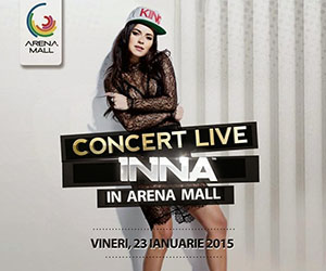 Inna in concert la Arena Mall Bacau
