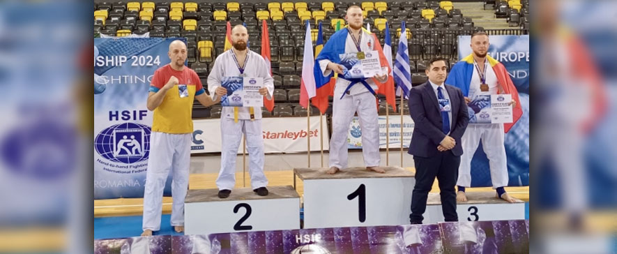 Polițistul bacăuan Moraru Ștefan a câștigat medalia de argint la Campionatul European „Hand-to-Hand Fighting Sport”. VIDEO